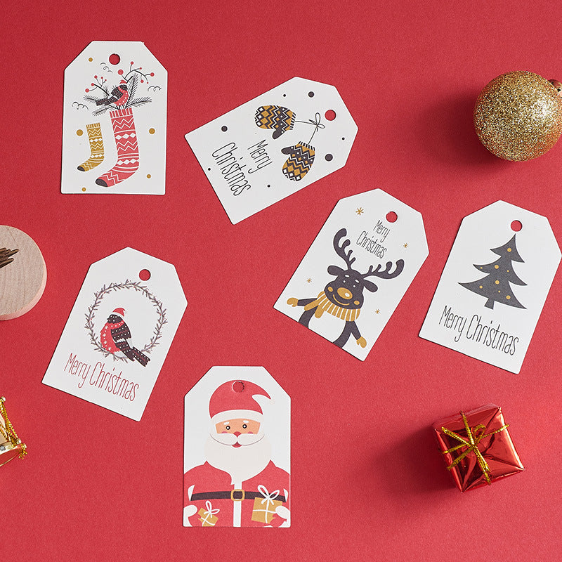 Christmas Decoration Hanging Card Color Listing