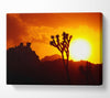Sunset Desert Canvas Wall Art