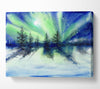 Northern Light Moon Burst Canvas Wall Art