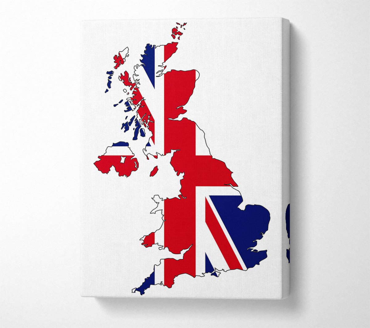 United Kingdom Flag 3 Canvas Wall Art