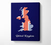 United Kingdom Flag 1 Canvas Wall Art