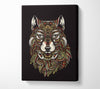 Indian Wolf Canvas Wall Art