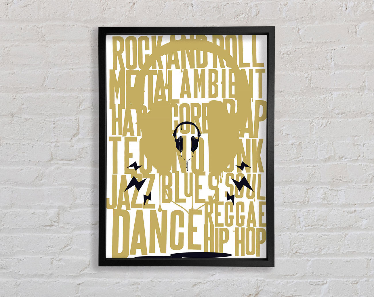 All Music Aloud Framed Wall Art