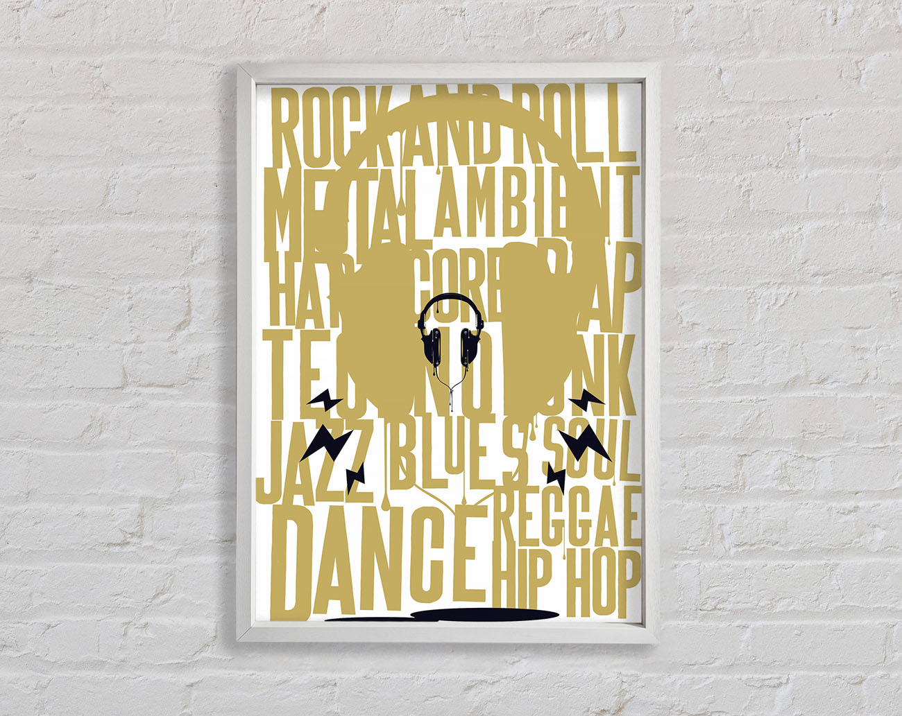 All Music Aloud Framed Wall Art