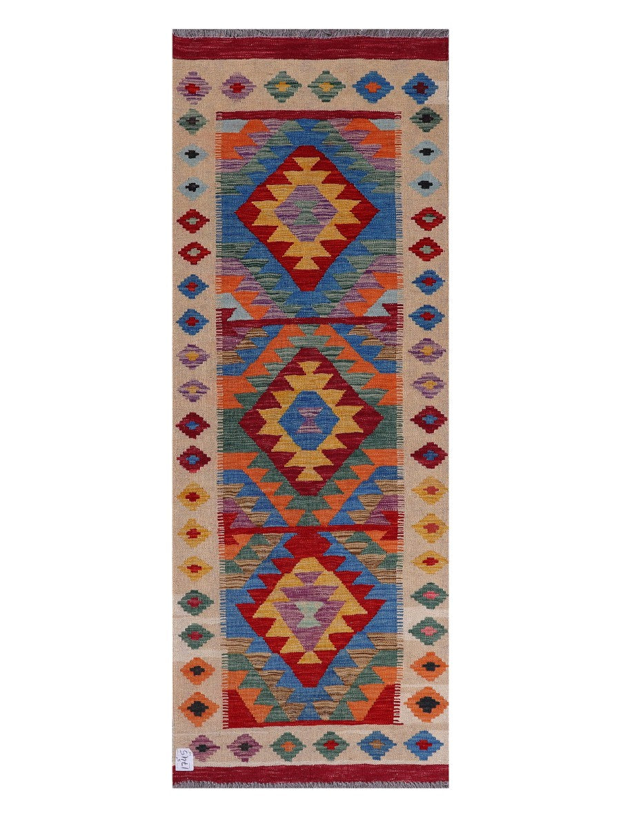 Maimana Kilim - 200 x 73 cm