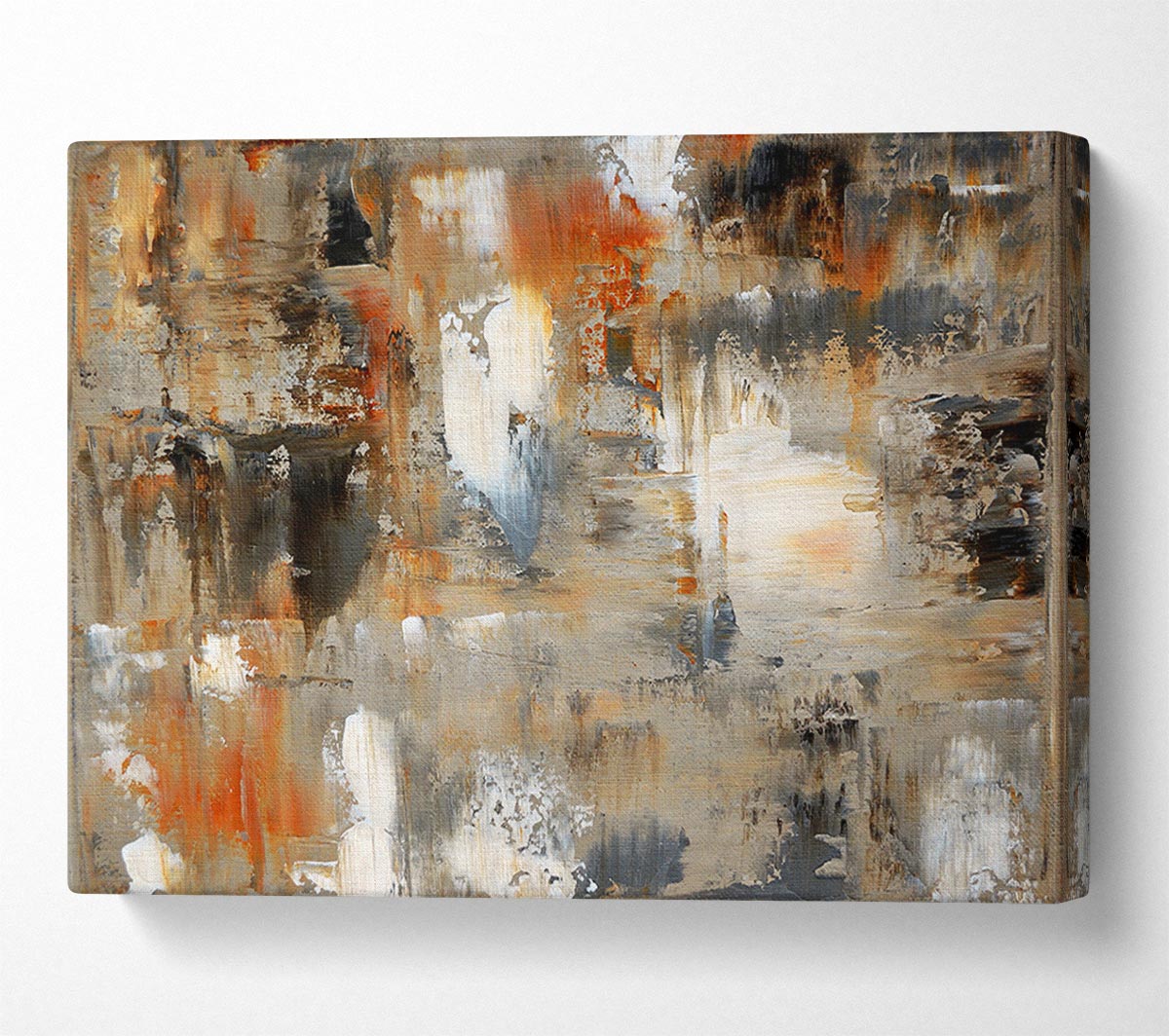 Rain In The City Canvas Wall Art