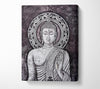Buddha Black Canvas Wall Art