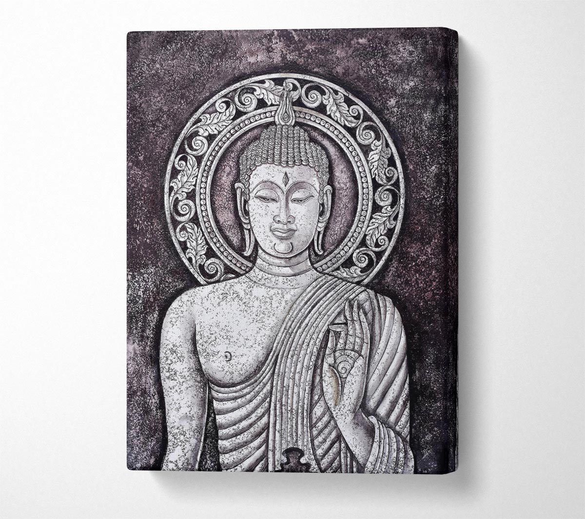 Buddha Black Canvas Wall Art