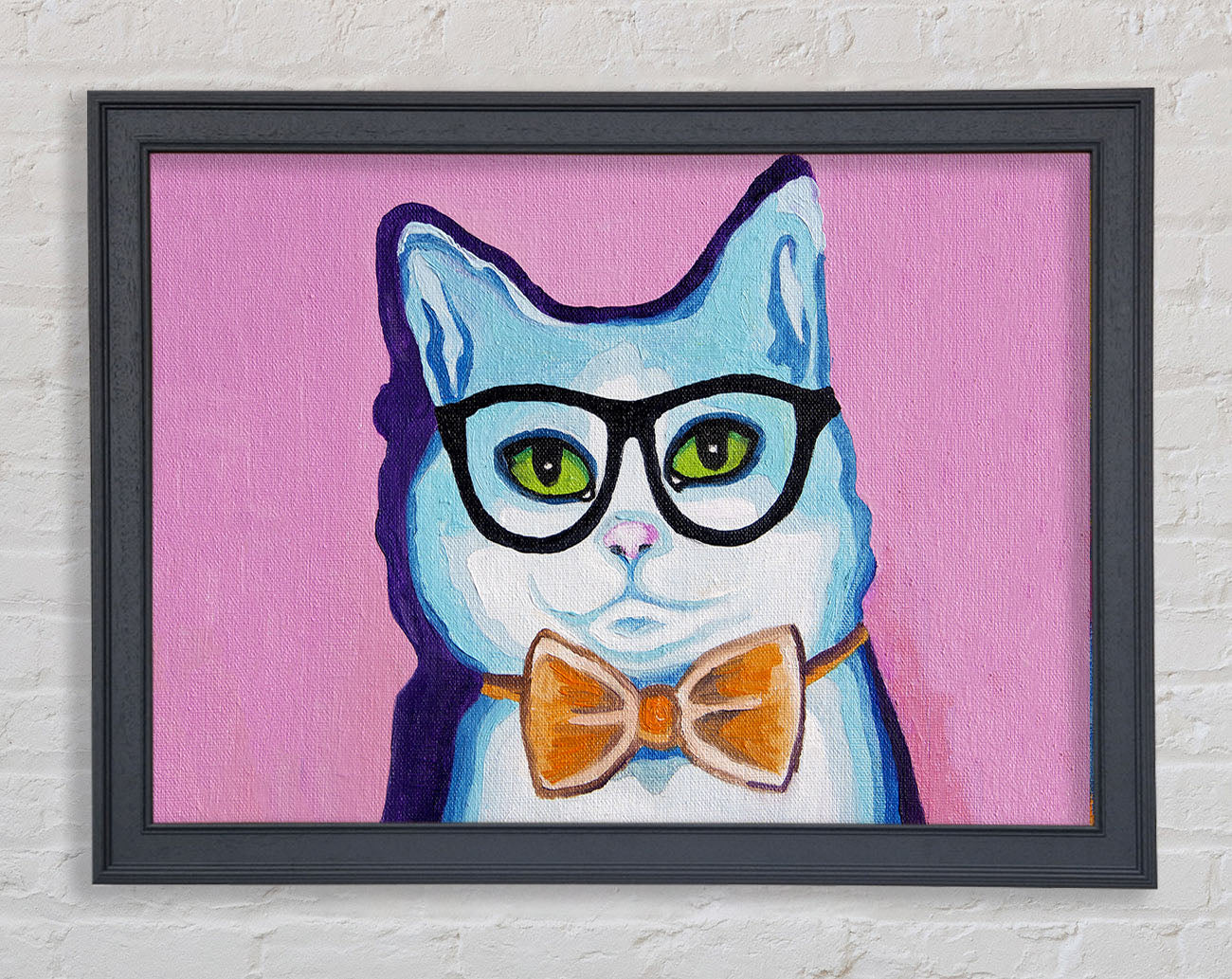Clever Cat Framed Wall Art
