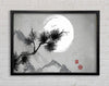 Chinese Mountain Tree Tops Framed Wall Art