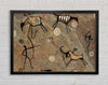 Cave Man Paintings Framed Wall Art
