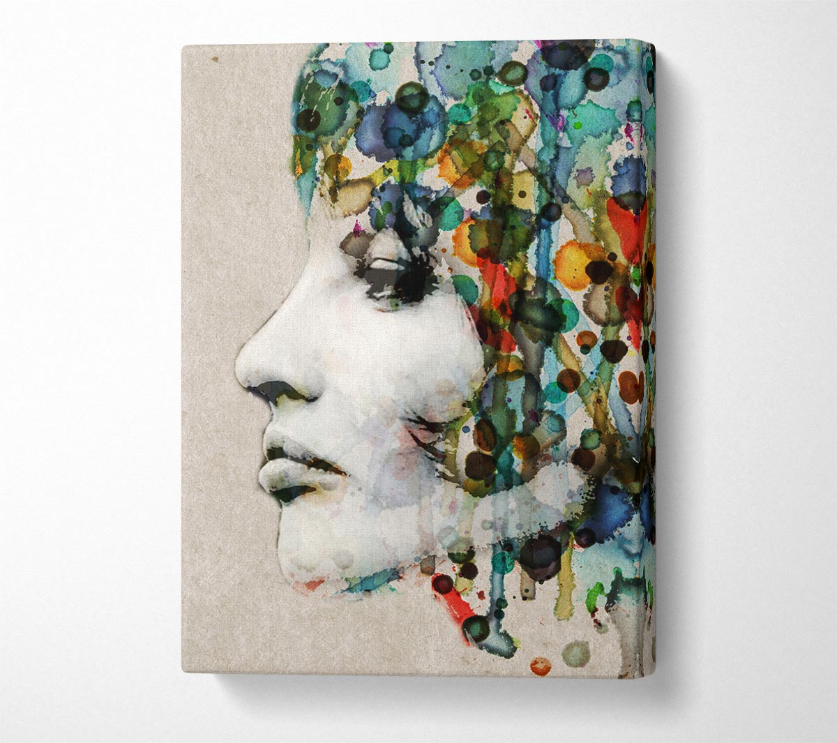 Vintage Woman Canvas Wall Art
