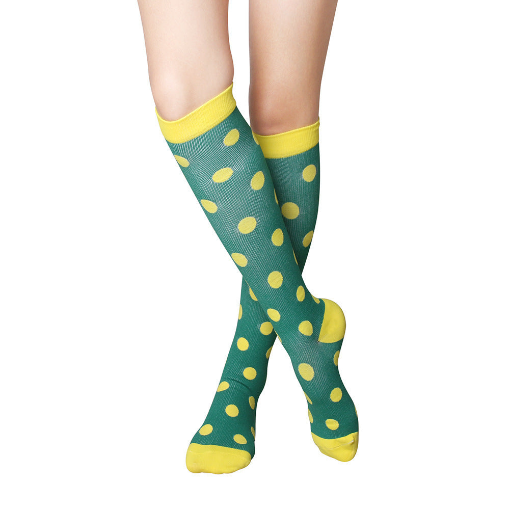 Men's And Women's Running Colored Pressure Socks