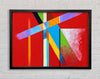 Coloured Lines Framed Wall Art