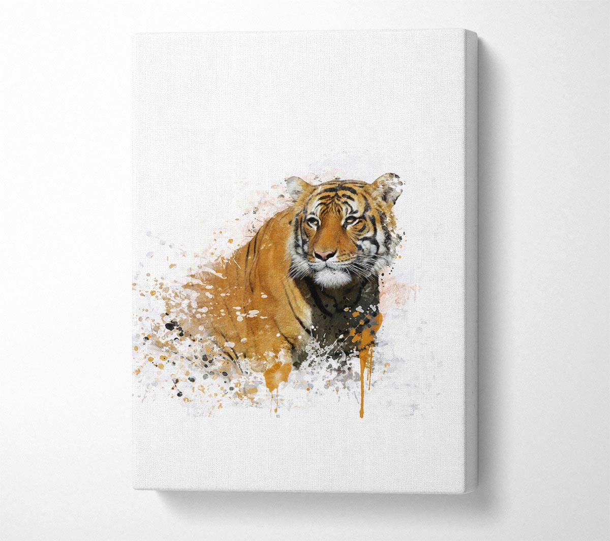 Tiger Splash Canvas Wall Art