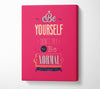 Be Yourself Normal Canvas Wall Art