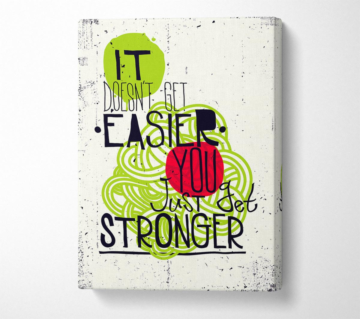 It Doesn't Get Easier 2 Canvas Wall Art