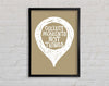 Collect Moments Not Things 1 Framed Wall Art