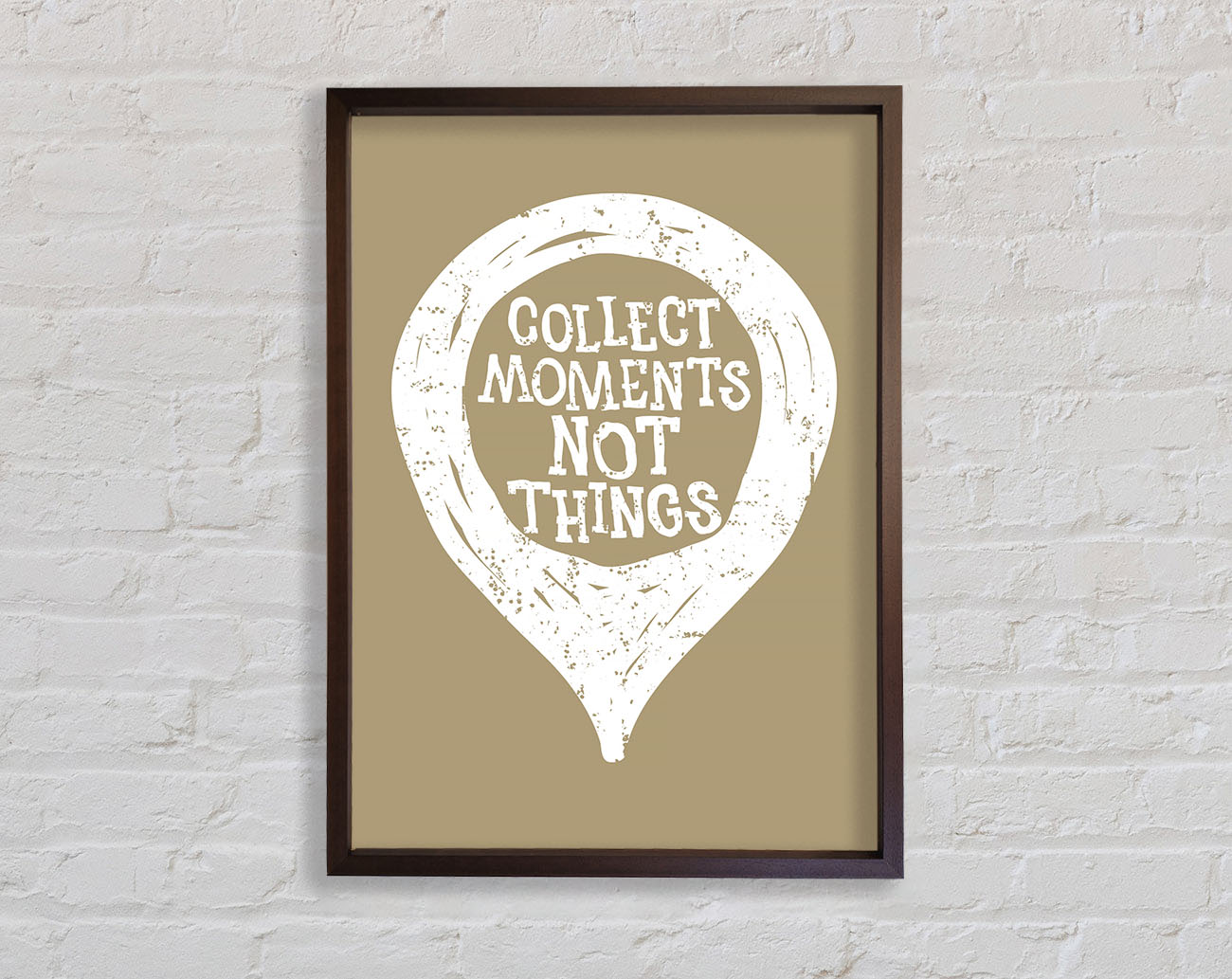 Collect Moments Not Things 1 Framed Wall Art