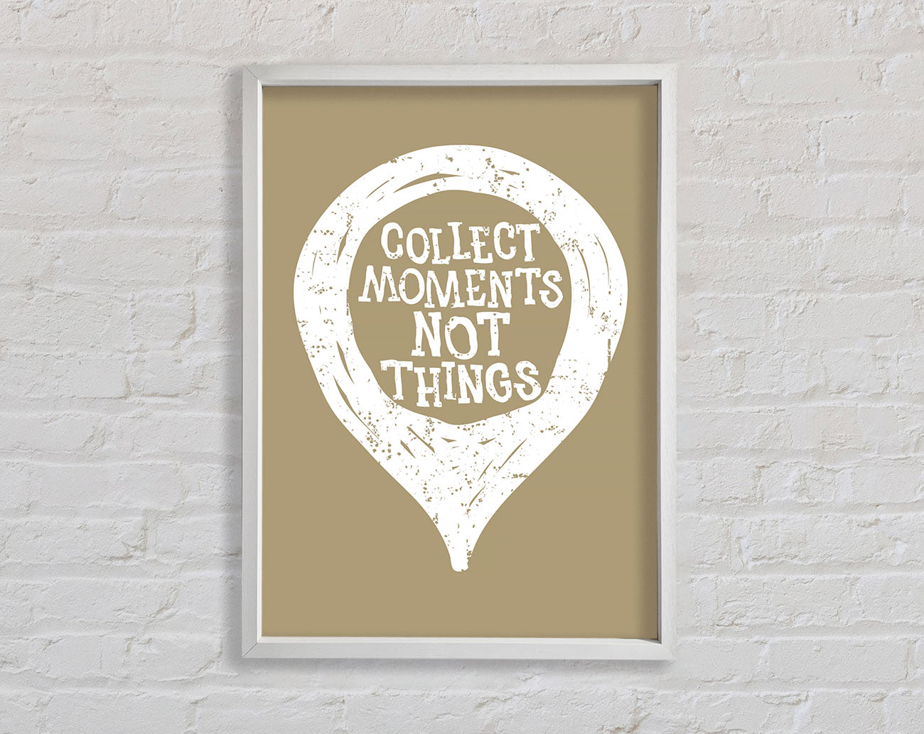 Collect Moments Not Things 1 Framed Wall Art