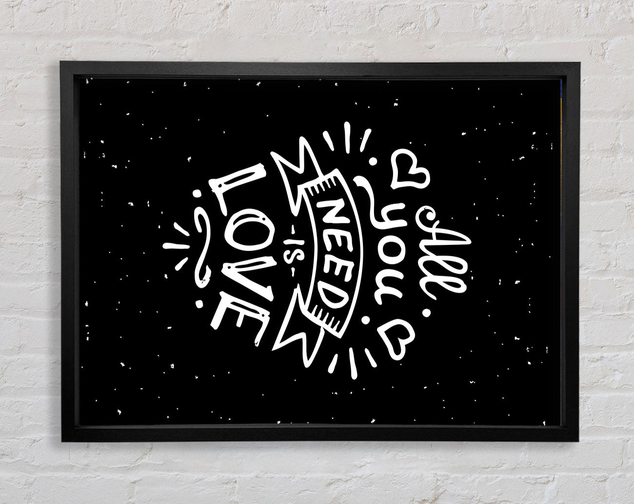 All You Need Is Love 1 Framed Wall Art