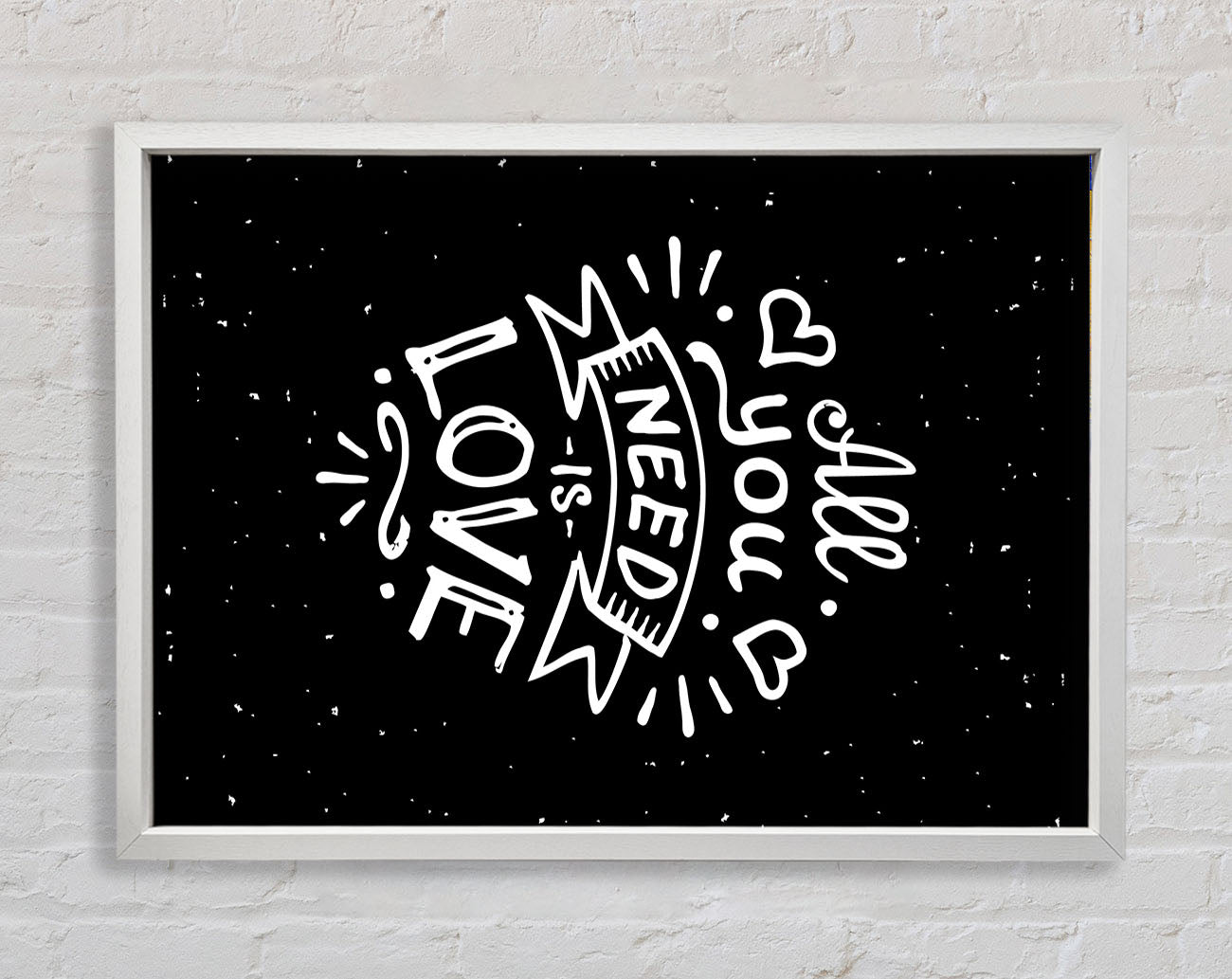 All You Need Is Love 1 Framed Wall Art