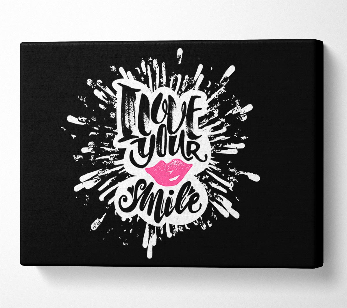 I Love Your Smile Canvas Wall Art