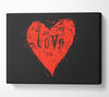 Love You 2 Canvas Wall Art