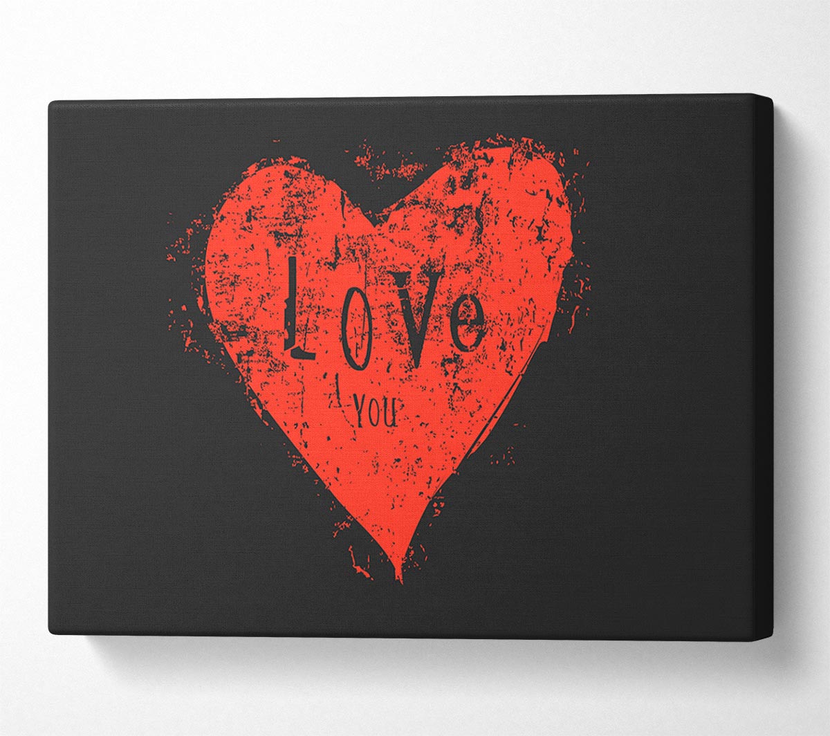 Love You 2 Canvas Wall Art