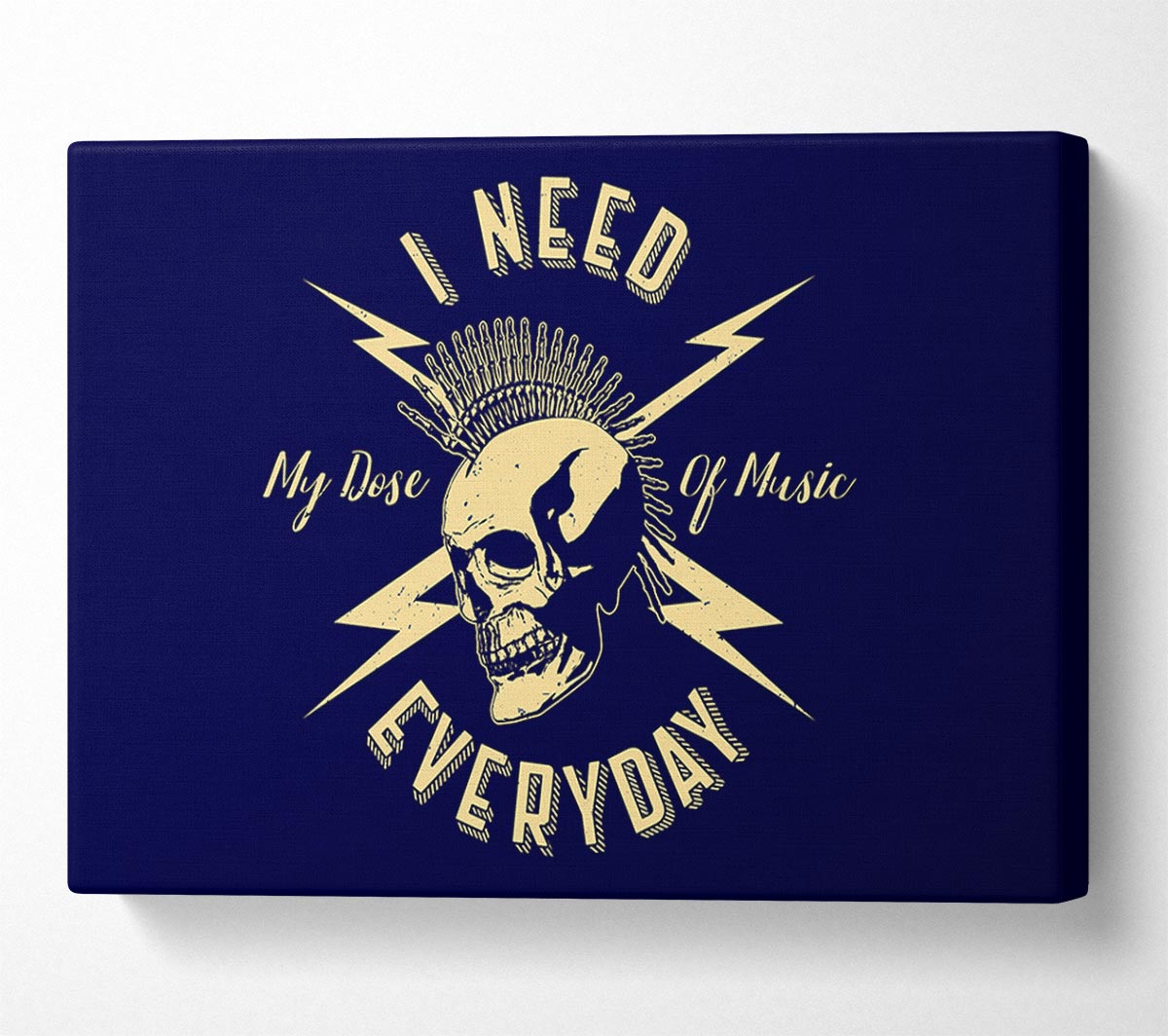 I Need My Dose Of Music Canvas Wall Art