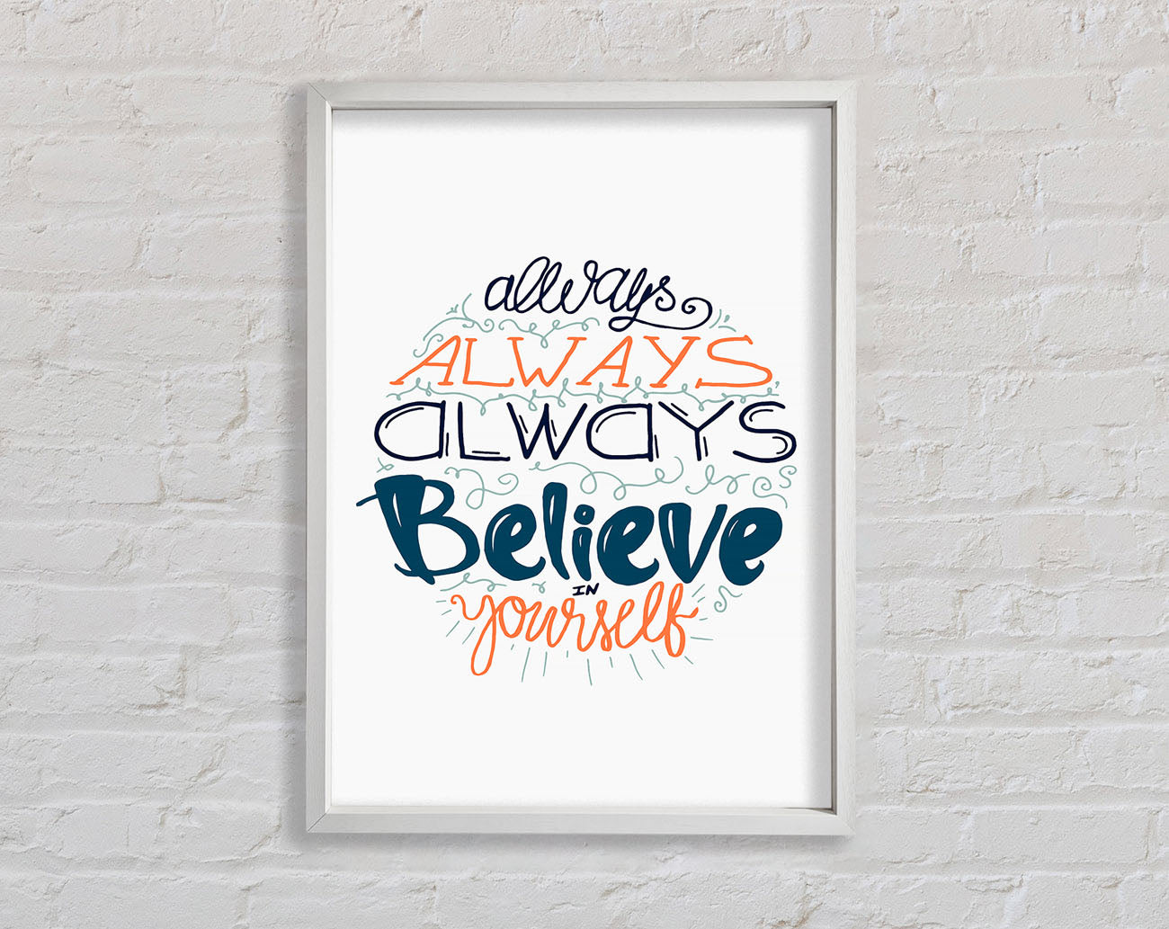 Always Always Always Framed Wall Art