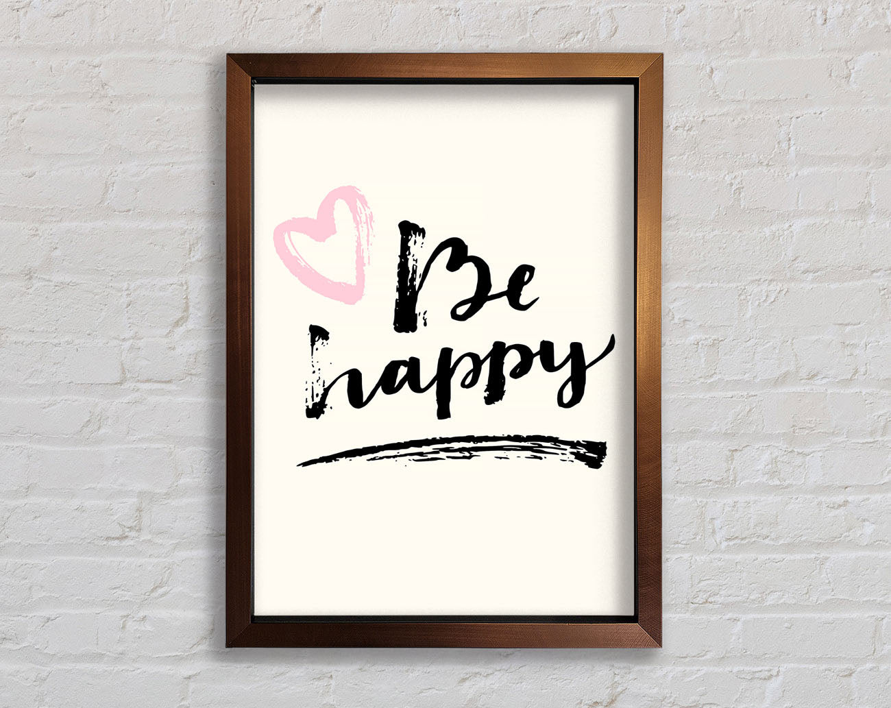 Be Happy 1 Framed Wall Art