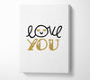 Love You 1 Canvas Wall Art