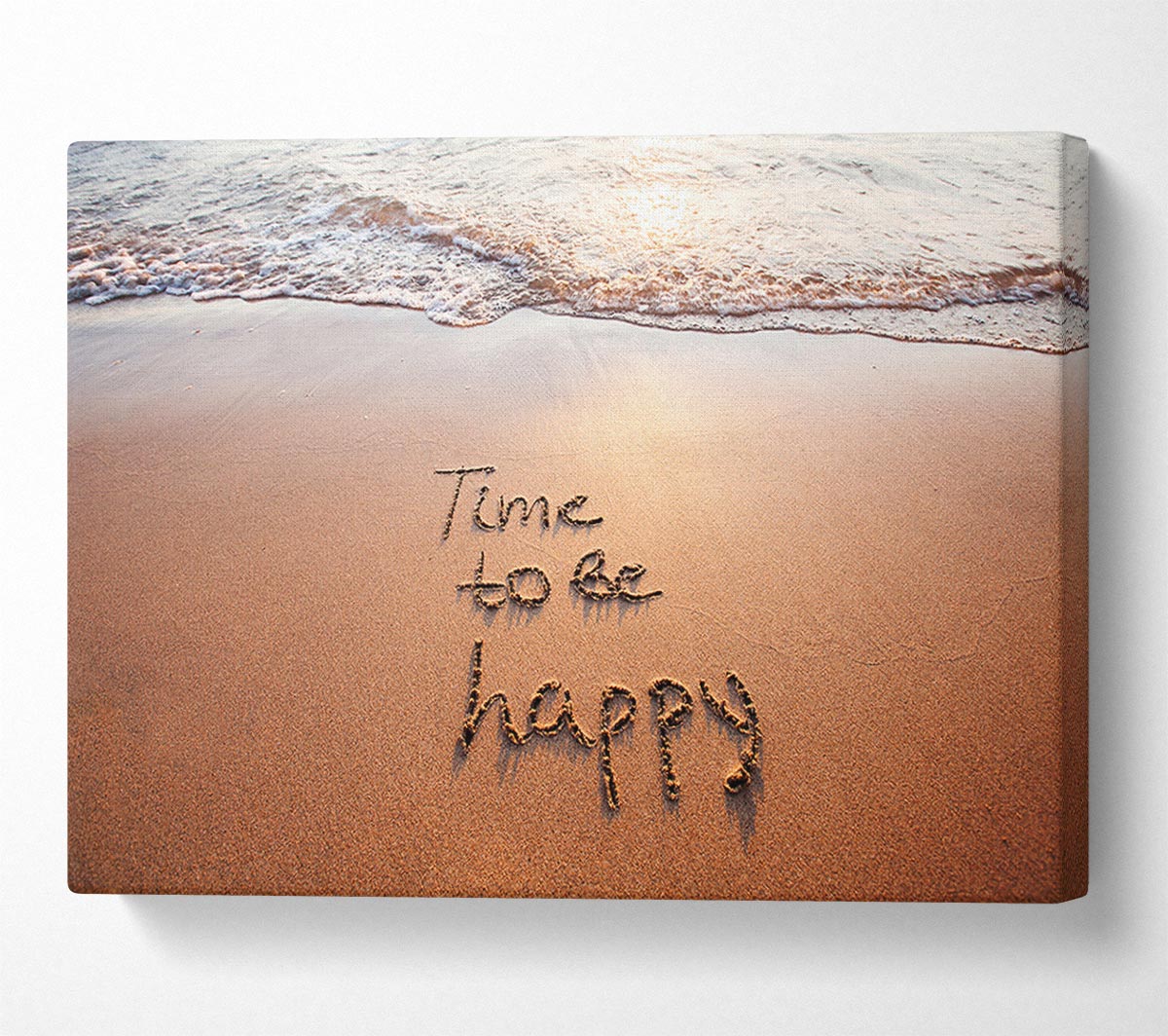 Time To Be Happy Canvas Wall Art