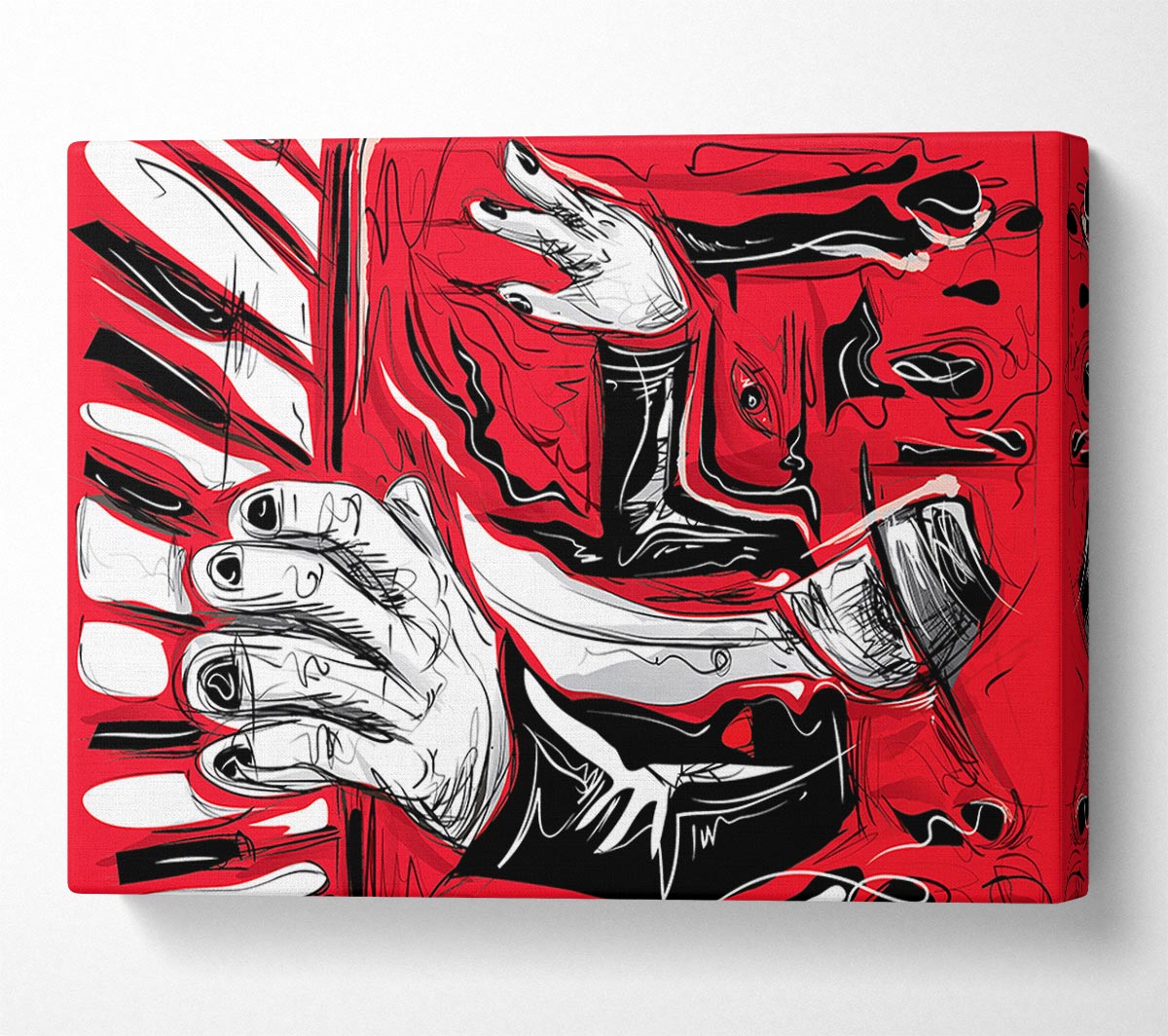Piano Player Canvas Wall Art