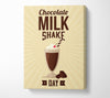 Chocolate Milk Shake Day Canvas Wall Art
