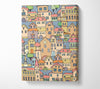 Town Houses Canvas Wall Art