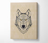 Wolf Head Canvas Wall Art