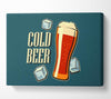 Cold Beer Canvas Wall Art
