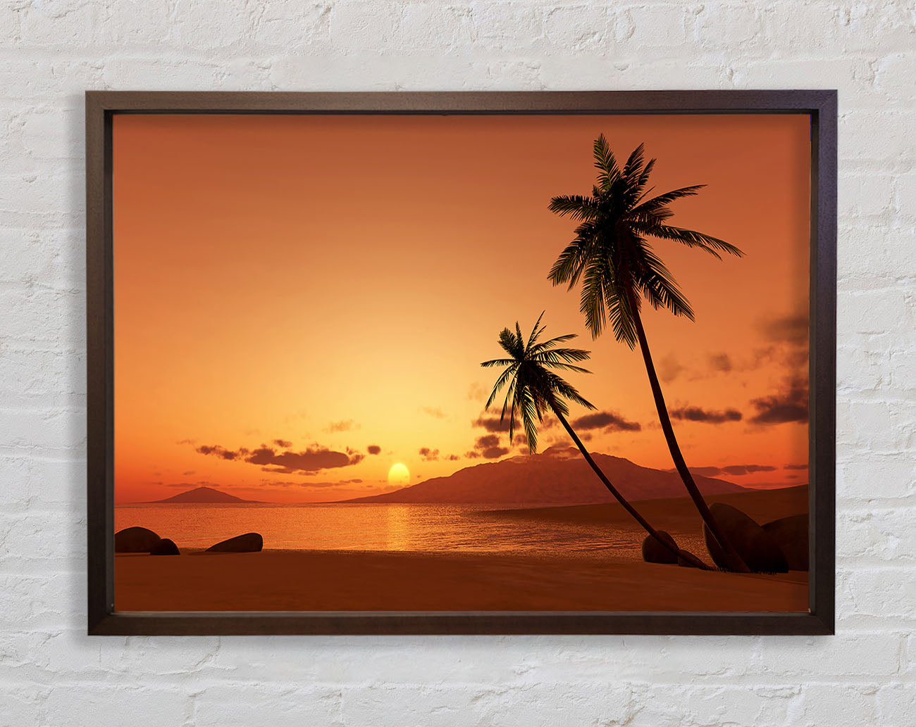 As The Sun Goes Down Framed Wall Art