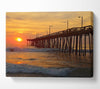 Sunset Waves Canvas Wall Art