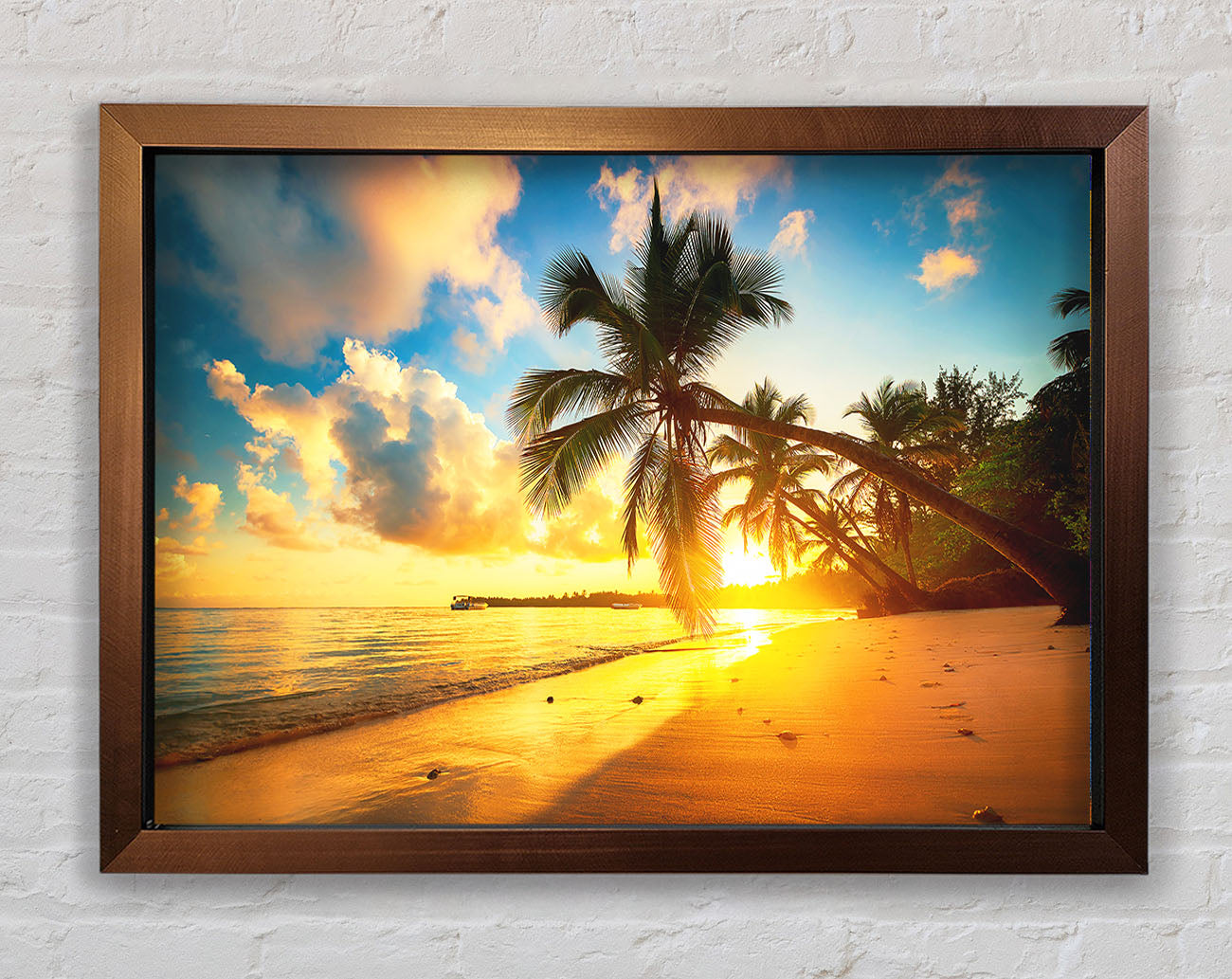 As The Sun Falls On A Perfect Day Framed Wall Art