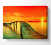 The Old Fishing Pier Canvas Wall Art