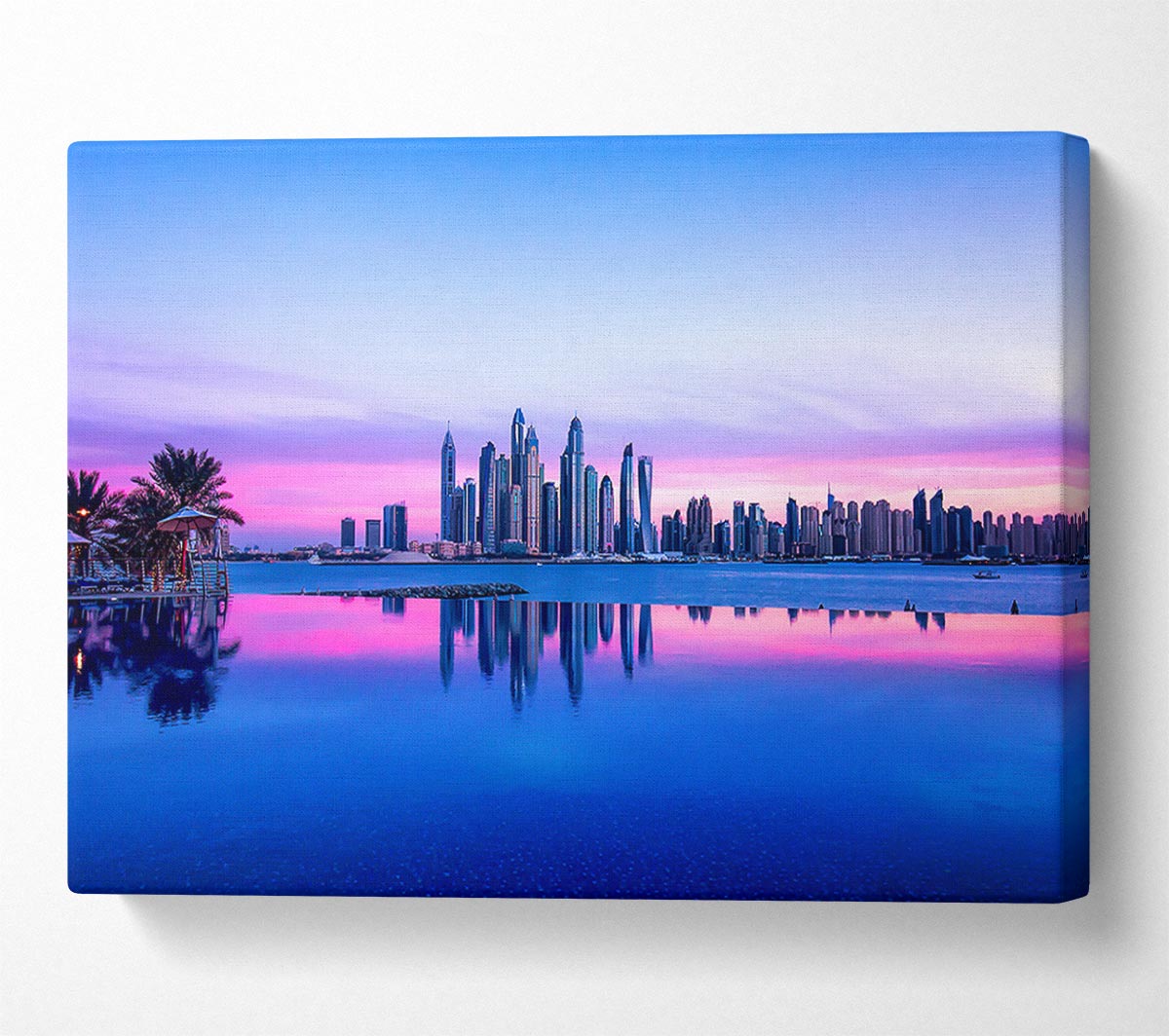 Reflections At Dusk Canvas Wall Art