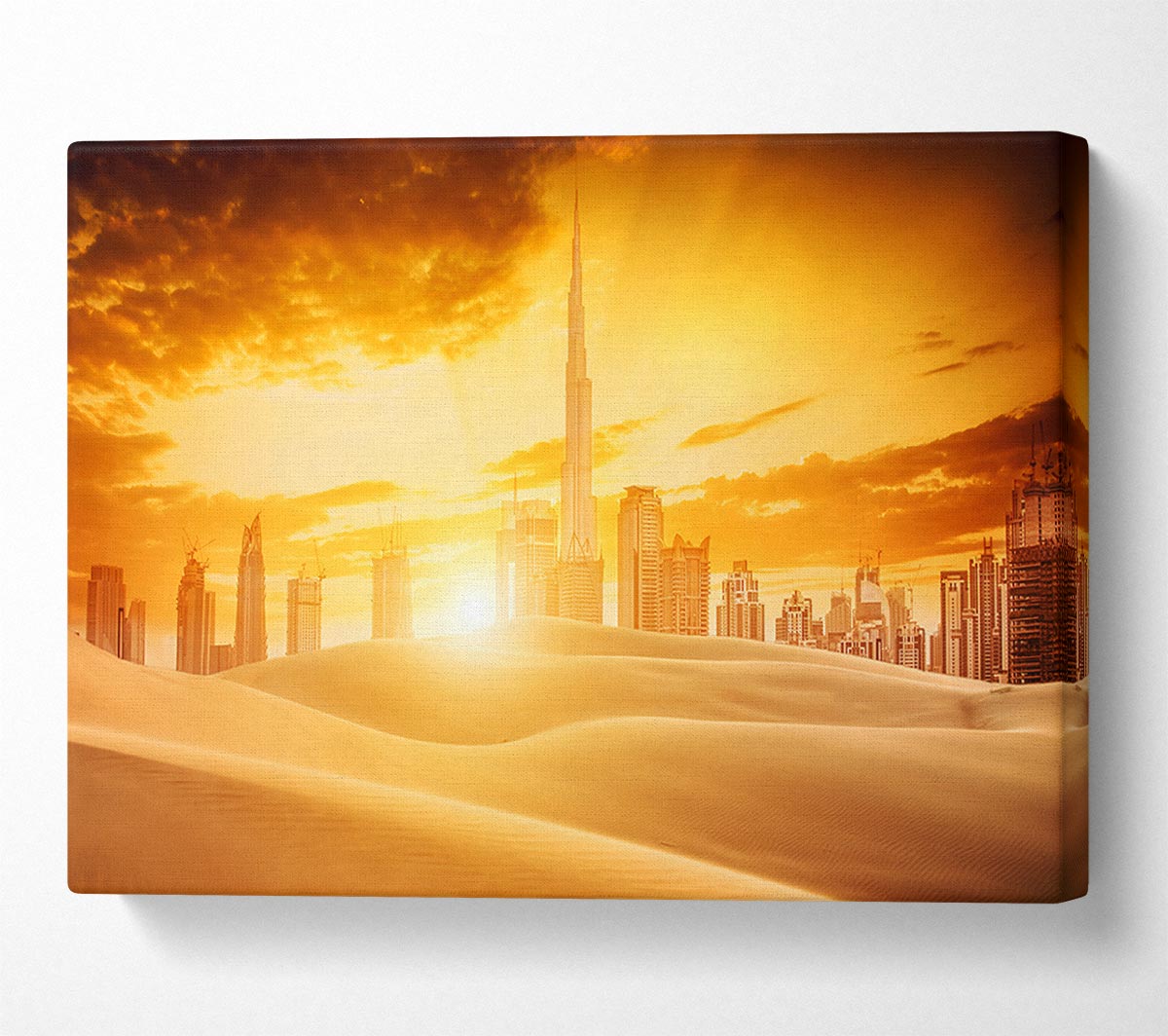 Stunning Burj Khalifa Tallest Building In The World Canvas Wall Art