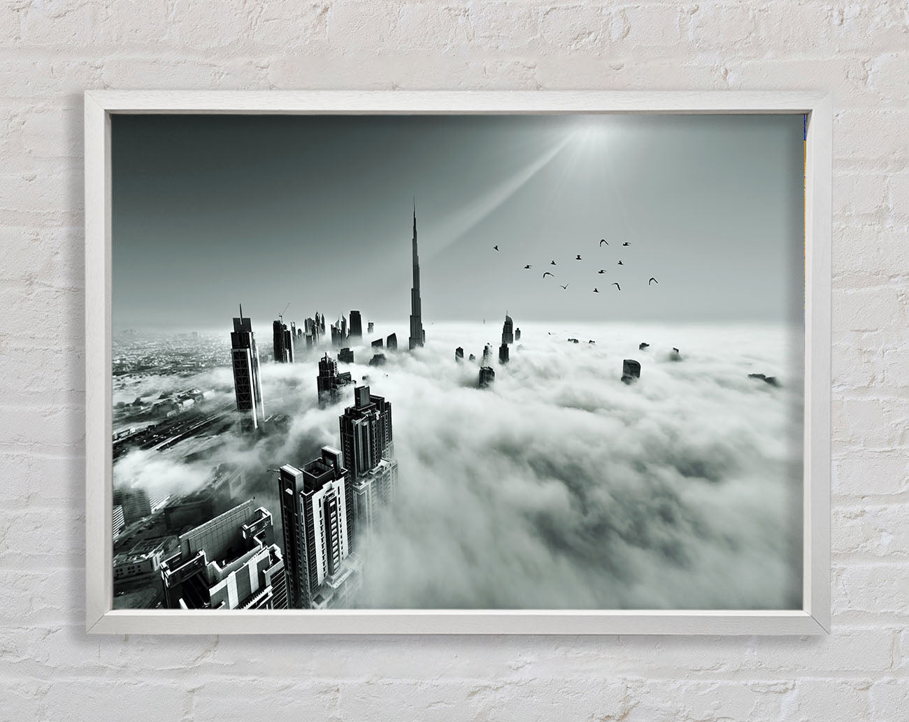 City In The Heavens Framed Wall Art