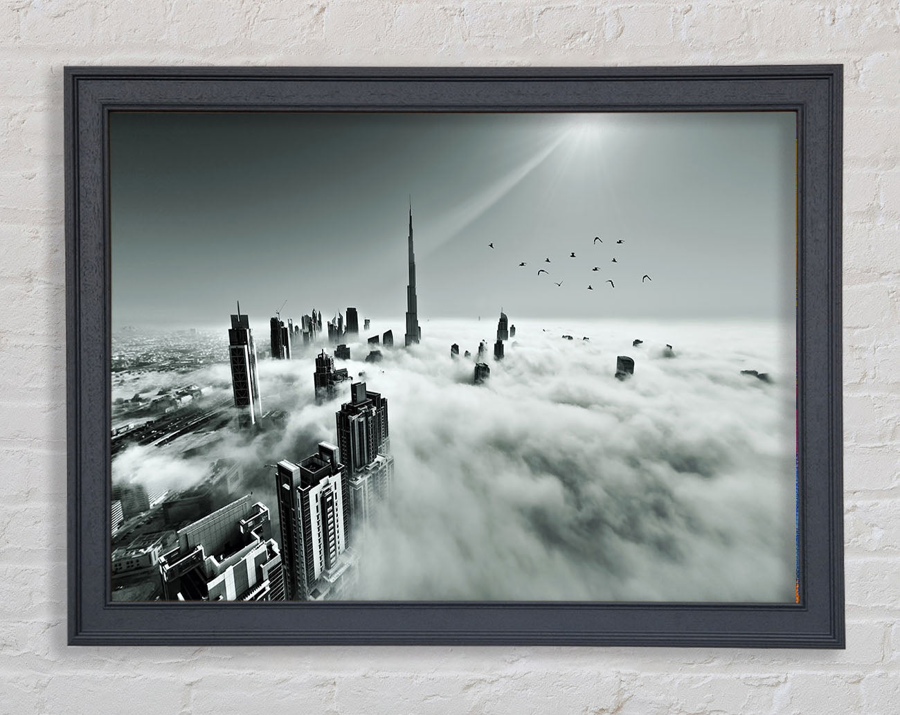 City In The Heavens Framed Wall Art