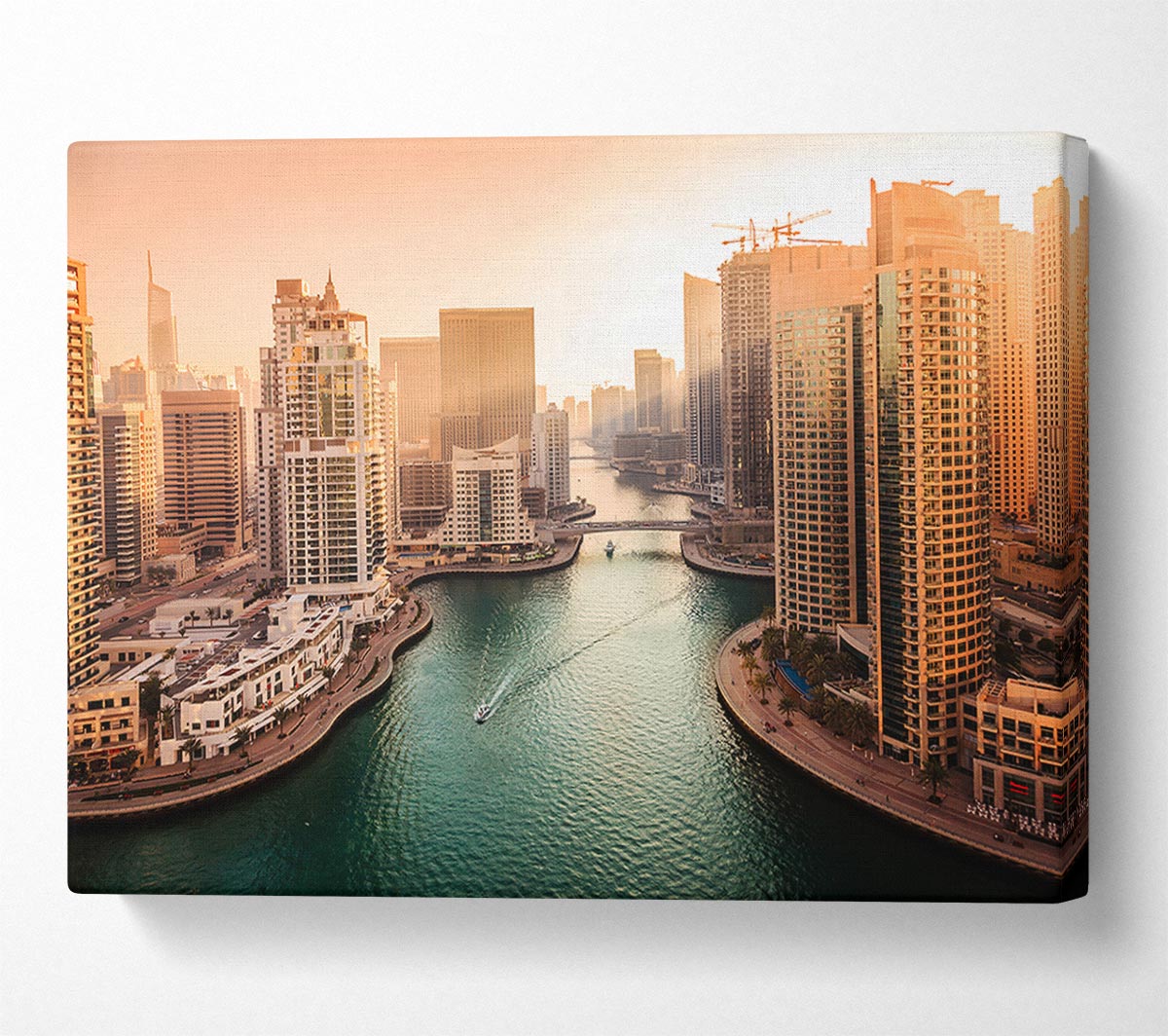 Marina City Canvas Wall Art