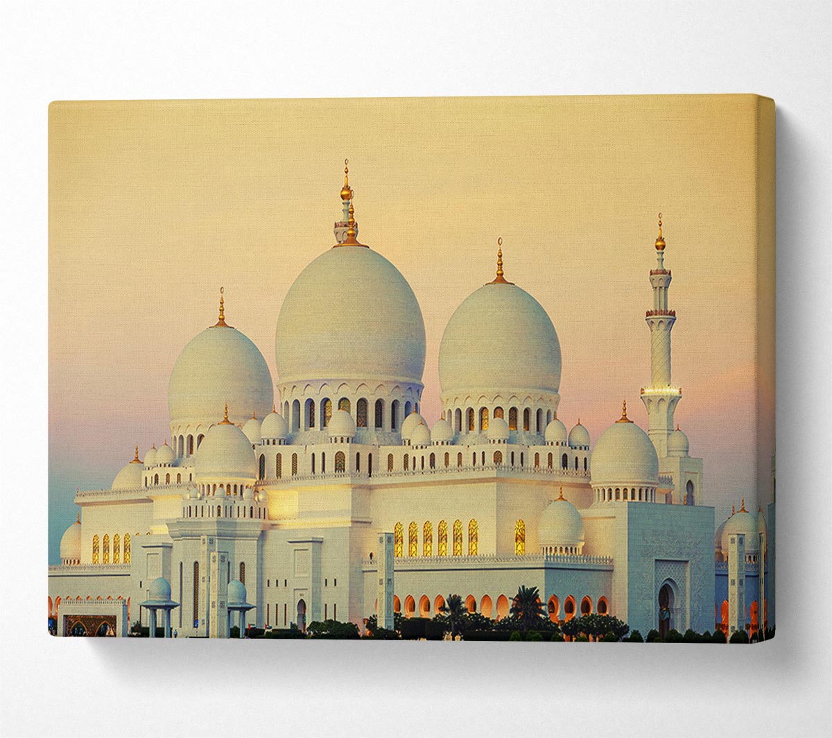 Temple Palace Canvas Wall Art