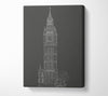 Big Ben Sketch 2 Canvas Wall Art